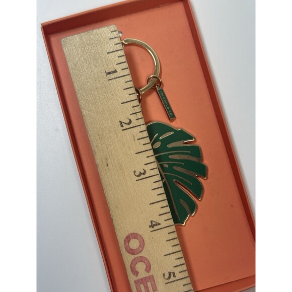 Idlewild Co. Monstera Enamel Keychain - Picture 7 of 7